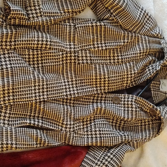 Brown/tan pea coat - Picture 1 of 1